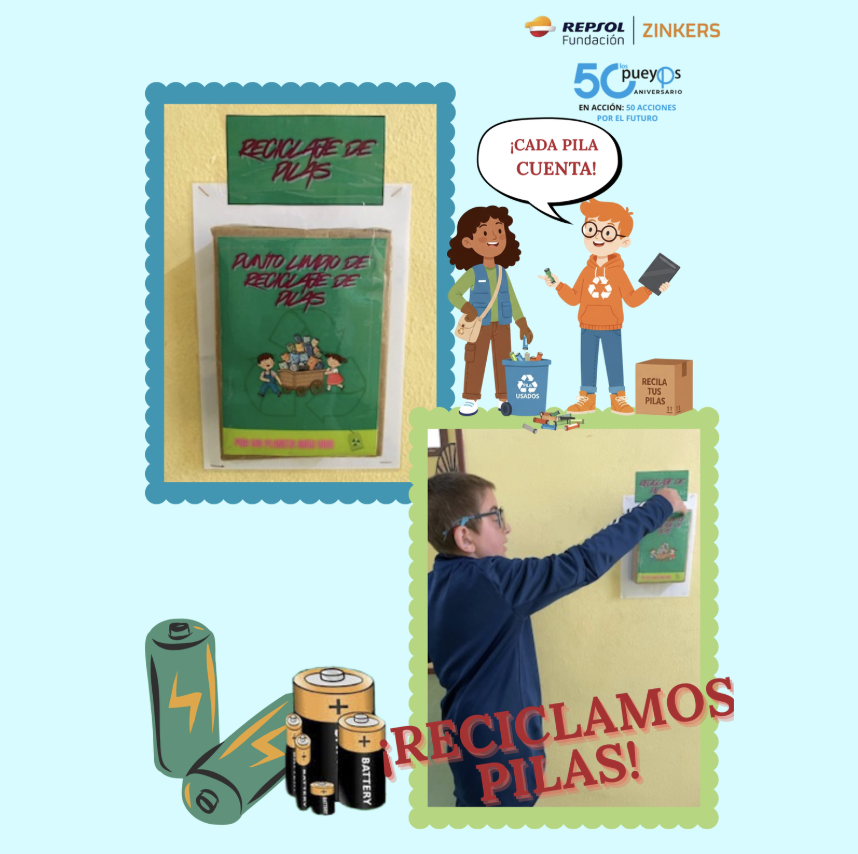 ACCIÓN ZINKERS: RECICLADO PILAS